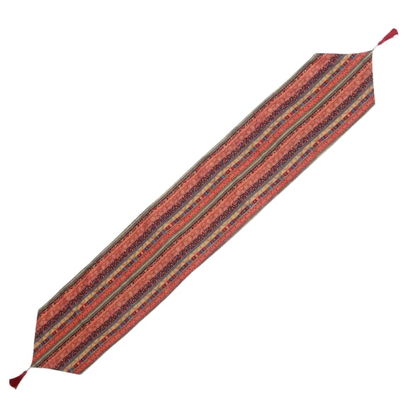 FENGGUIQU Premium Red Table Runner 1Pc for Home, Bar & Restaurant Decor with Elegant Southeast Asian Style