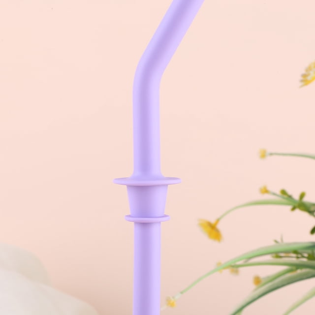 Press In Straw Pajita Larga Silicona para Hydroflask 40 Oz () Púrpura