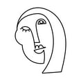 thumbnail image 3 of Mosher, Deidre 12x14 Black Modern Framed Museum Art Print Titled - Linear Character II, 3 of 5