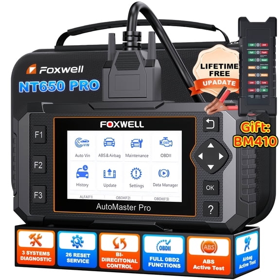 [Second Hand] Foxwell Bidirectional ABS SRS Car OBD2 Scanner Diagnostic Reset Tool