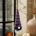thumbnail image 3 of Halloween Decorations Illuminated Gnome Pendant, 7.9 in Handcrafted Faceless Doll Ornament with Lights for Shop Window and Holiday Party Decor Displays and Events, 3 of 7