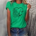 thumbnail image 2 of Camisetas con estampado de letras y cuello redondo de verano para mujer, blusas femeninas cómodas y elegantes, Tops OAVQHLG3B Store  lin121212, 2 of 5