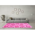 thumbnail image 3 of Ahgly Company Indoor Rectangle Abstract Pink Modern Area Rugs, 7' x 9', 3 of 4