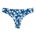 thumbnail image 3 of Women Seamless Thongs Soft Fashionable Elegant Printed Low Waist Underwear Panties for Daily Life Type 3 XL, 3 of 6