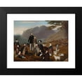 thumbnail image 2 of William Allsworth 18x14 Black Modern Framed Museum Art Print Titled - The Emigrants, 2 of 5