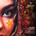 thumbnail image 2 of Rolio Holographic Glitter - Craft Glitter for Resin, Makeup, Nail Art, Face & Body Art, DIY Crafts - 28g Jar, 1/128 to 1/64 Size, Emerald Green, 2 of 6