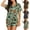 Light Green, variant on Ruyelune Green Womens Halloween Soft Button Down Sleepwear, Short Sleeve Shirt and Shorts Pj Set with Split Design for Sleep, Lounge, Wedding, Bridal, Gifts L