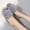 Gray, variant on Tawop House Shoes for Women Cozy Fuzzy Open Toe Flat Warm Slippers Indoor&Outdoor Fall Winter