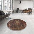 thumbnail image 4 of Ahgly Company Machine Washable Indoor Rectangle Traditional Night Red Area Rugs, 8' x 10', 4 of 7