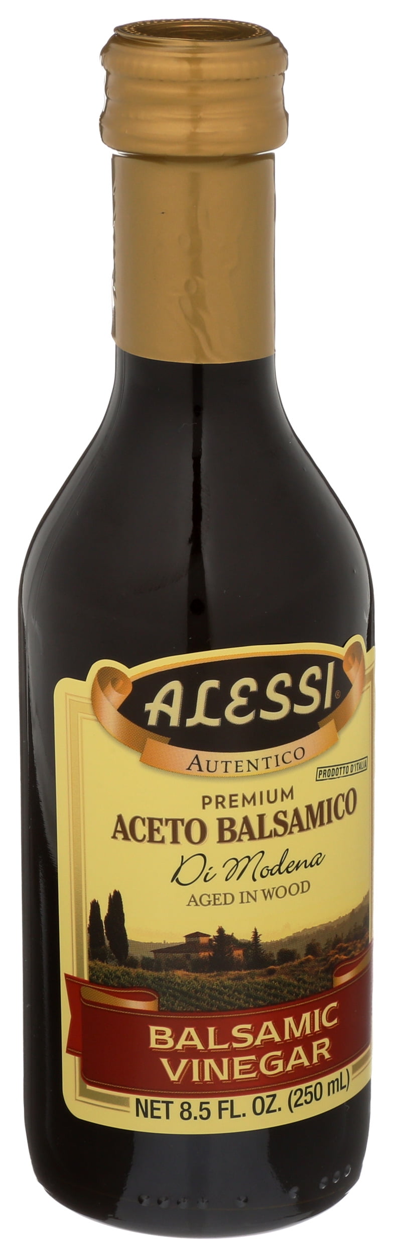 Pack of 6, Alessi Red Balsamic Vinegar, 8.5 fl oz
