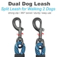 thumbnail image 4 of Mycicy Double Dog Leash Coupler Tandem Leash for Two Dogs No Tangle 360 Swivel Rotation Dual Strong Lead for Large Medium Small Puppy Dogs, 4 of 9