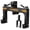Black, variant on CAMMOO Cat 1 3-Point Quick Hitch with 2" Trailer Hitch Receiver, No Bushing Required Heavy Duty Tractor Accessories and Towing Hitch, 3000 lbs, Yellow