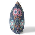 thumbnail image 2 of 16" Everest Peacock Broadcloth Blown and Closed Pillow in Multi-Color Fabric, 2 of 5