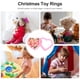 thumbnail image 3 of EeaseMX 36 anillos de plástico para dedo de Navidad para niños., 3 of 8