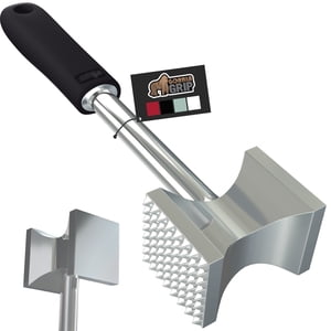 Gorilla Grip Meat Tenderizer Mallet, Black