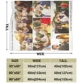 thumbnail image 6 of Custom Blanket Personalised Blanket with Photos Customised Blankets Custom Throw Blanket for Family Birthday Wedding Gift Sofa Bedroom, 6 of 6