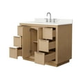 thumbnail image 7 of Wyndham Collection Wcf282842s-Qtz-Us3mxx Maroni 42" Free Standing Single Basin Vanity Set, 7 of 7