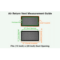 thumbnail image 4 of Achtek Air Return 12"x20" (Overall Size 14"x22") | Cast Aluminum Air Grille | HVAC Duct Cover for Home Ventilation, 4 of 11