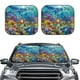 thumbnail image 2 of Balery Sea World Parasol para parabrisas de coche de 2 piezas | Parasol plegable para parabrisas delantero de coche para la mayoría de sedanes-Medium, 2 of 6