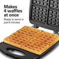 thumbnail image 2 of Hamilton Beach Non-Stick Belgian Waffle Maker wit, 2 of 8