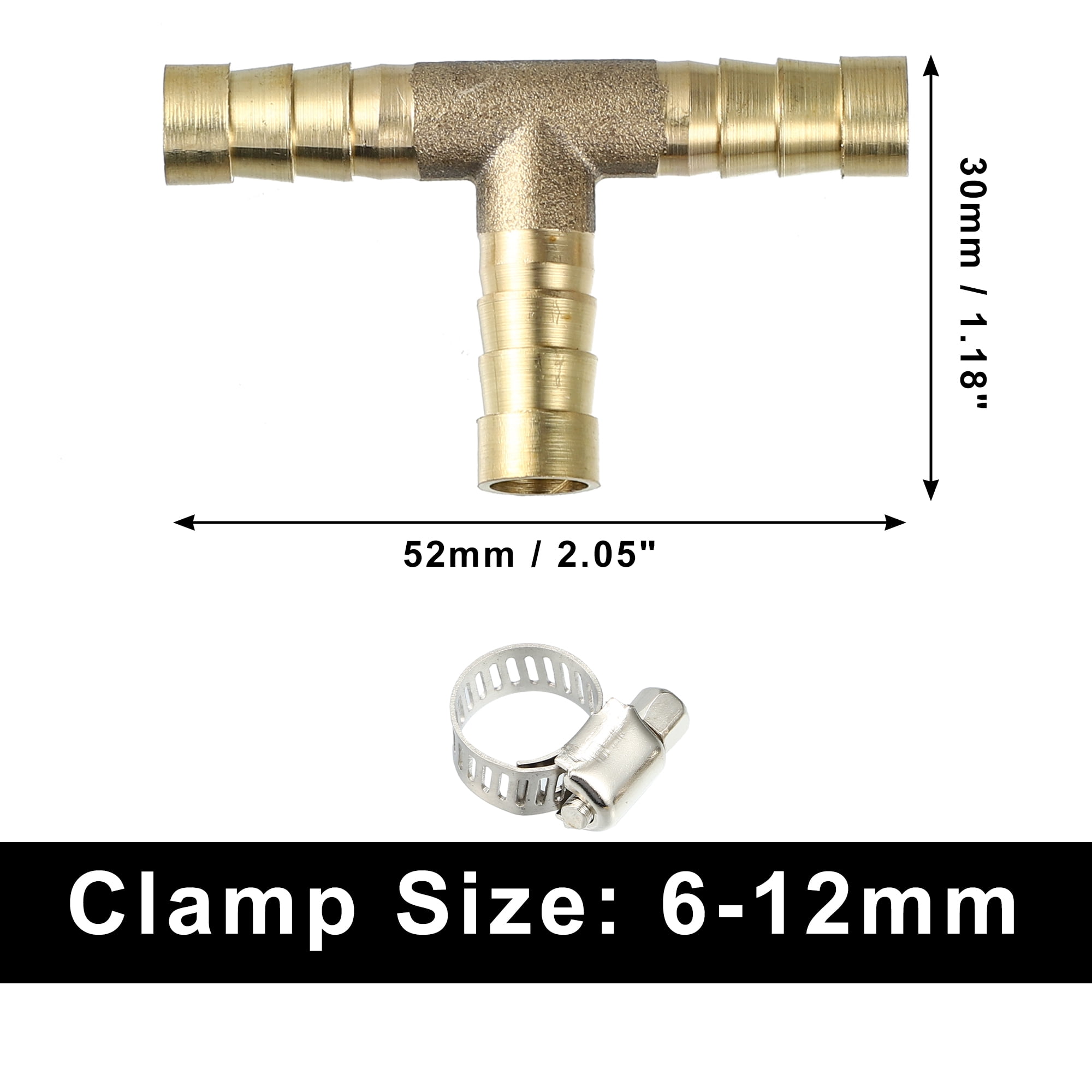 High Quality Specialized Brass Hose Barb Tee Copper Fitting - China