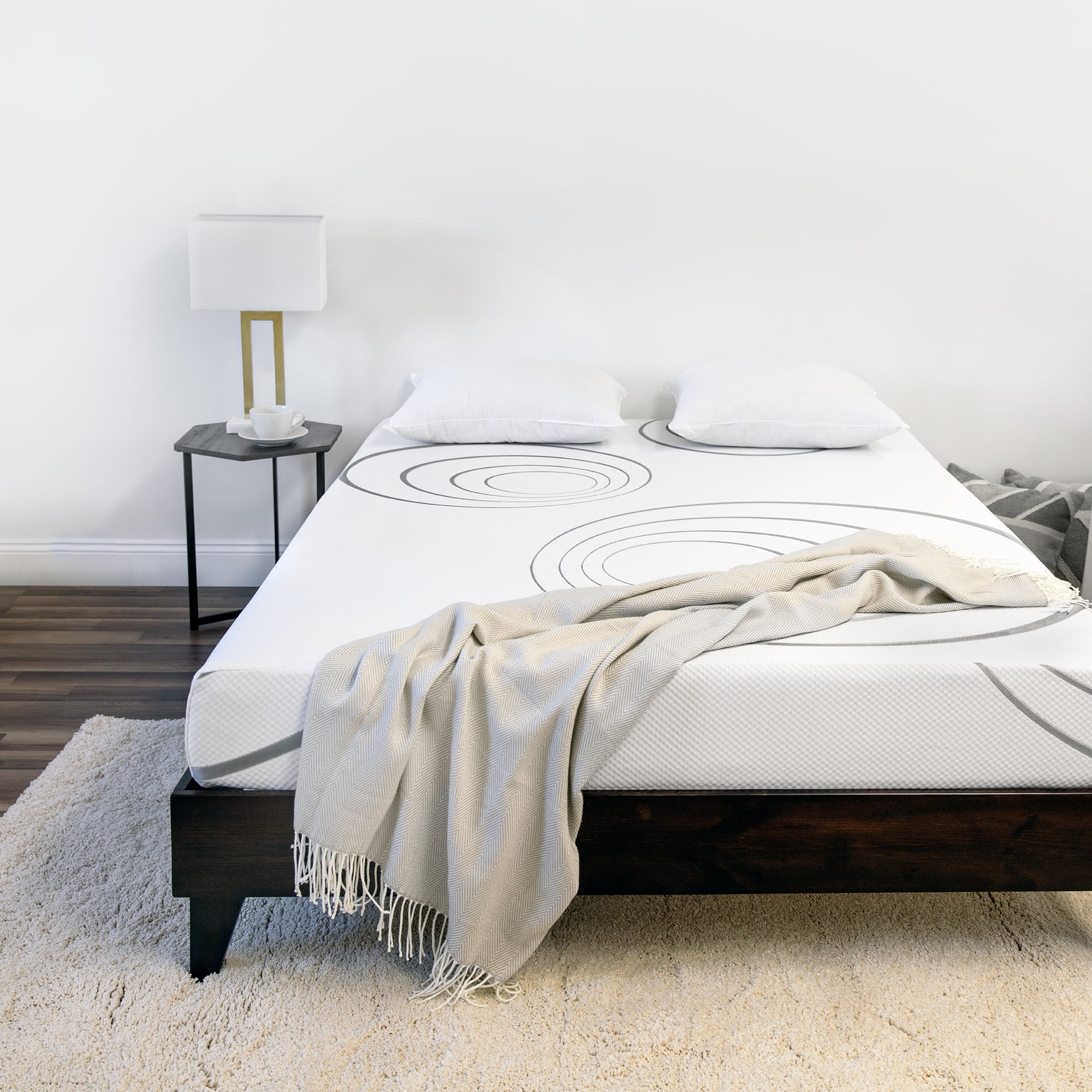 SensorPEDIC 8Inch Firm Dual Layer GelInfused Memory Foam Mattressin