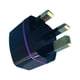 thumbnail image 2 of Adaptador De Reino Unido Adaptador De Reino Unido Adaptador de enchufe de la UE a Reino Unido, enchufe europeo de viaje, enchufes estándar de Gran Bretaña (negro), 2 of 5