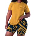 thumbnail image 1 of Gibobby Blusas De Manga Larga Conjuntos de entrenamiento para mujer, conjuntos casuales a juego de 2 piezas, conjunto de pijama con pantalones cortos de Yoga de cintura alta y corto（Anaranjado， L), 1 of 5