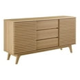 thumbnail image 1 of Pemberly Row Buffet-Vaisselier Moderne en Bois de 63 Pouces, Fini Chêne, 1 of 8