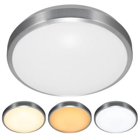 

25cm/9.83inch LED Ceiling Light 110-220V Stepless Dimming Ceiling Lamp Living Room Lamp Round with Remote Control for Home Office Bedroom