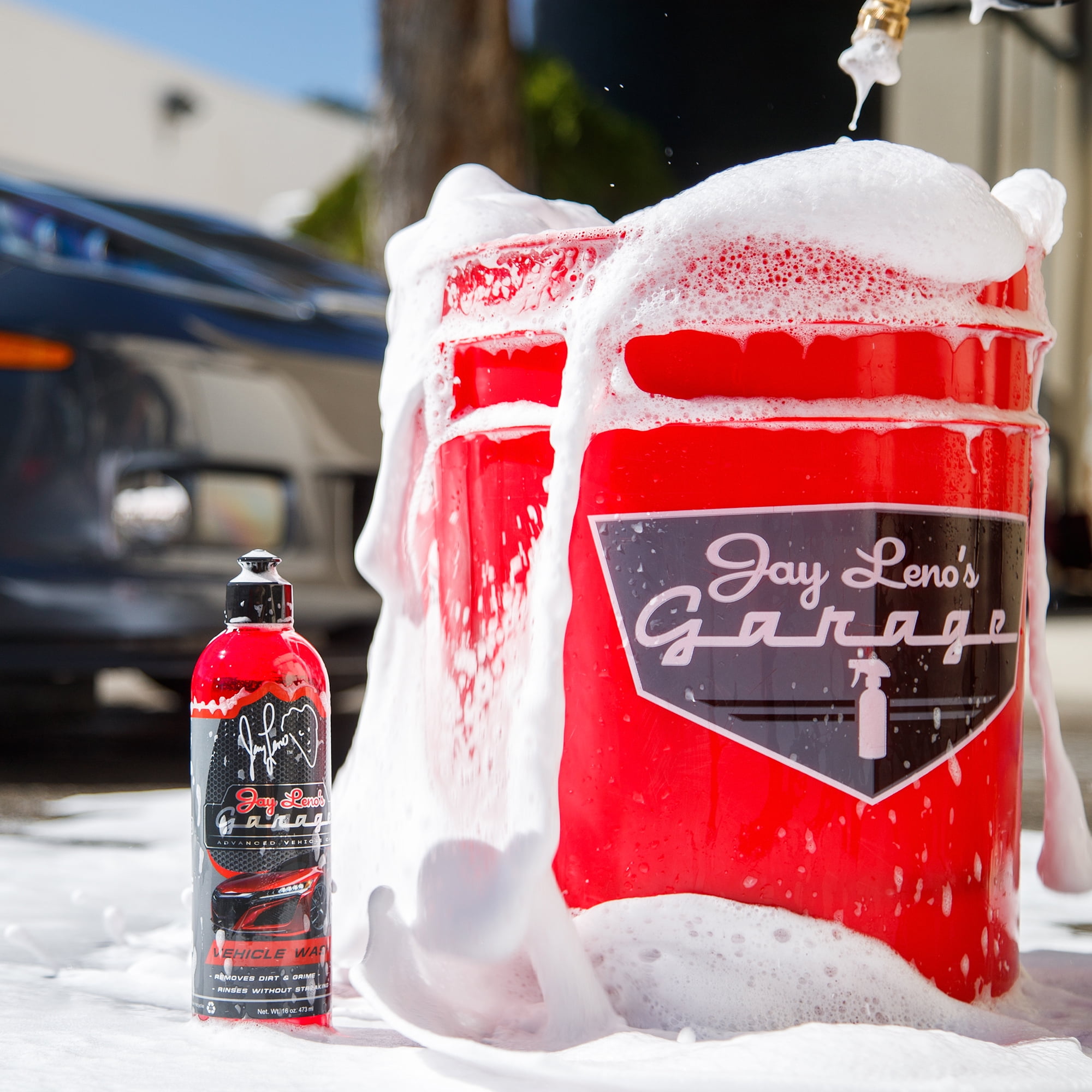 Jay Leno's Garage car cleaning products are on sale at QVC