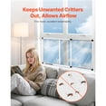 thumbnail image 4 of KFFKFF Adjustable Window Screen, 15" H x 21" - 40" W, Set of 2 Expandable Screens with Sturdy Aluminum Frame and Durable Mesh, Horizontal or Vertical Installation Options for Residential Use, 4 of 9