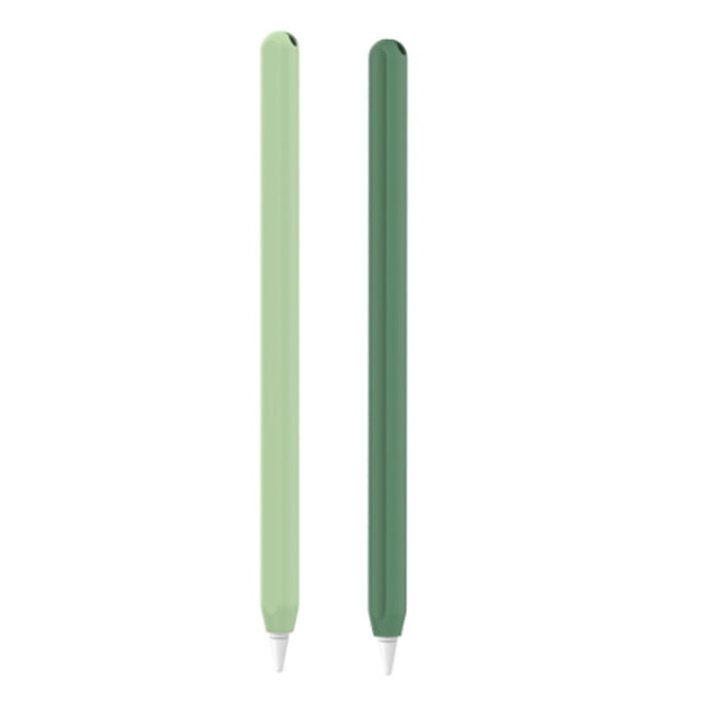 Funda de silicona Compatible con Apple Pencil de 2ª generación, soporte protector suave para agarre de lápiz, 2 uds.