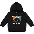 thumbnail image 2 of Inktastic Monster Trucks Are My Jam Toddler Hoodie, 2 of 4