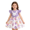 thumbnail image 3 of Kids Girls Dresses Kids Easter Dress Round Neck Tank Top Toddler Girl Summer Dresses Girls Size 3-4 Years Clothes, 3 of 7