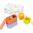 thumbnail image 1 of TRAHOO-Silicone Dips Containers Compatible with OmieBox, 4 Pack Salad Dressing Container To Go for Most Bento Lunch Box, Small Snack Condiment Container with Lids for kids, 1 of 4