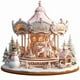 thumbnail image 2 of CREATITOY Acrylic Christmas Figurine - Mini Decorative Statue for TabletopHome Holiday Display Festive Setup, 2 of 3