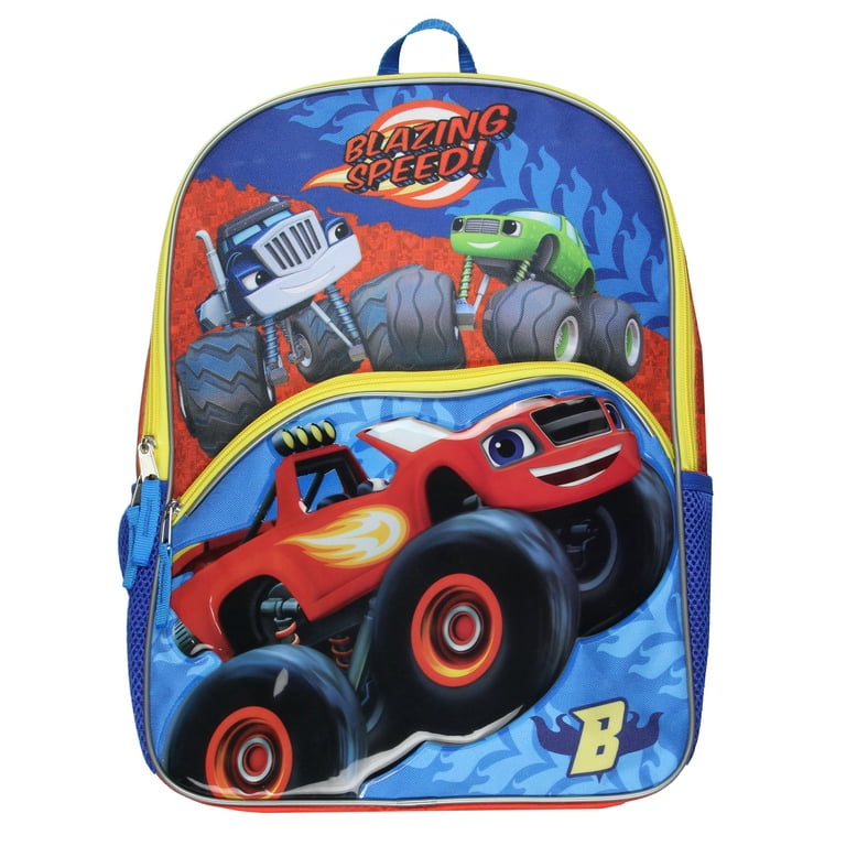 Blaze and the Monster Machines Backpack 3D Blazing Speed School Travel  Backpack - Walmart.com