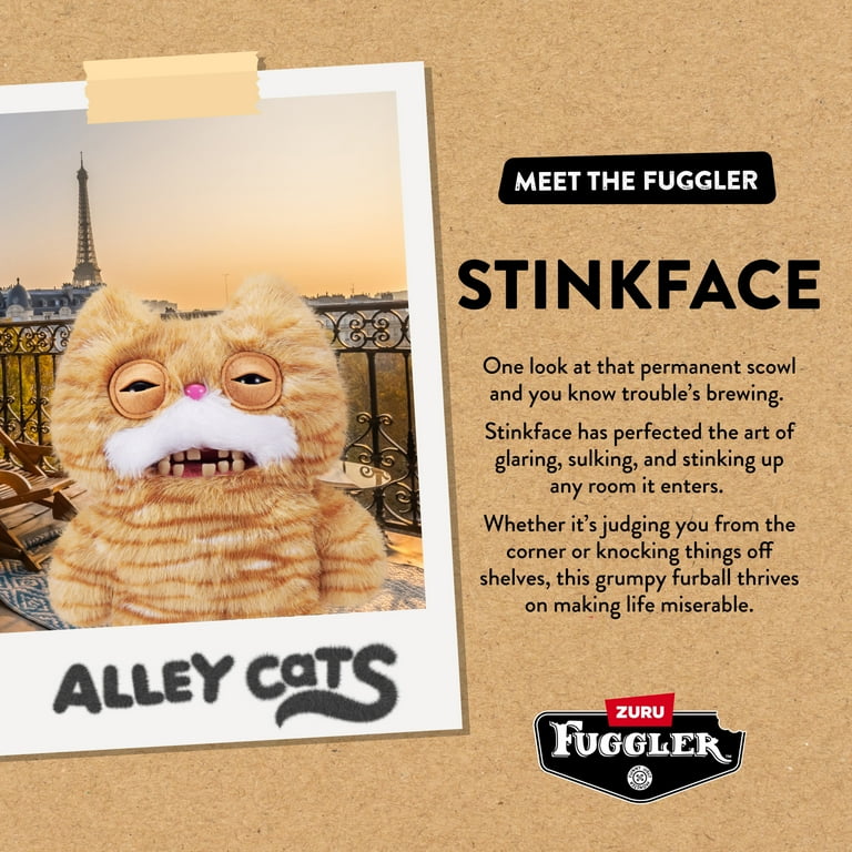 Fuggler, Funny Ugly Monster Stuffed Animal, 9 inch Stinkface Alley