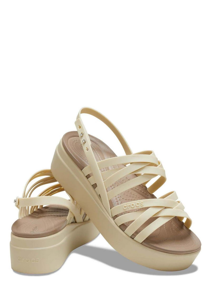 Crocs Women's Brooklyn Strappy Low Wedge Sandals - Walmart.com