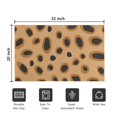 thumbnail image 5 of Beige and Black Of Leopard Print Door Rugs,Washable Non Slip Door Mats Indoor,Decorative Door Mats,Entry Mat Indoor for Entrance,Bedroom,Kitchen,Bathroom,20"x32", 5 of 6