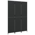 thumbnail image 2 of vidaXL Room Divider 3 Panels Black Poly Rattan, 2 of 5