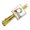 Gold, variant on Letter P Floral Monogram Initial Square Tie Bar Clip Clasp Tack- Silver or Gold