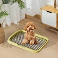 thumbnail image 5 of Flat Bottom Dog Toilet with Detachable Washable Pet Urine Potty for Small Medium Dogs Easy Clean Tray for Indoor Puppy Training Plastic Build, 5 of 6