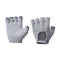 thumbnail image 4 of Guantes de yoga para mujer, guantes de gimnasio para yoga, levantamiento de pesas, conducción y deportes. Gris, 4 of 9