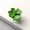 Green, variant on 4-Pack Colorful Flower Zinc Alloy Cabinet Door Handles - Black and Pink Pulls for Kitchen and Bedroom