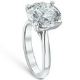 thumbnail image 2 of Pompeii 3 Ct Diamond Solitaire Lab Grown Engagement Ring in 14k White Gold (FG,VS1-VS2), 2 of 8