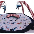 thumbnail image 6 of Bacati - Boys Activity Gym & Playmat, Air Space Aqua/Navy/Red/Green/Mutlicolor with Toys, 6 of 6