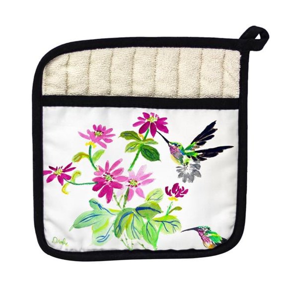 Betsy Drake PT1008 Ruby Throat Pot Holder