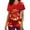 Red, variant on Xfvqtps Thanksgiving Scrub Tops for Women Soft V-Neck Scrubs Comfortable Nursing Uniforms Short Sleeve Tops Turkey Print Blouse Protective Clothing Working Uniforms with Pockets Red